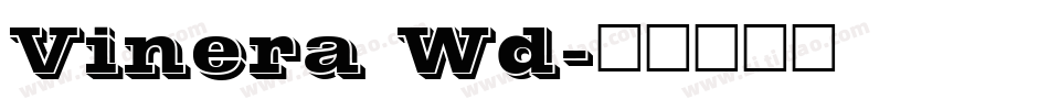 Vinera Wd字体转换